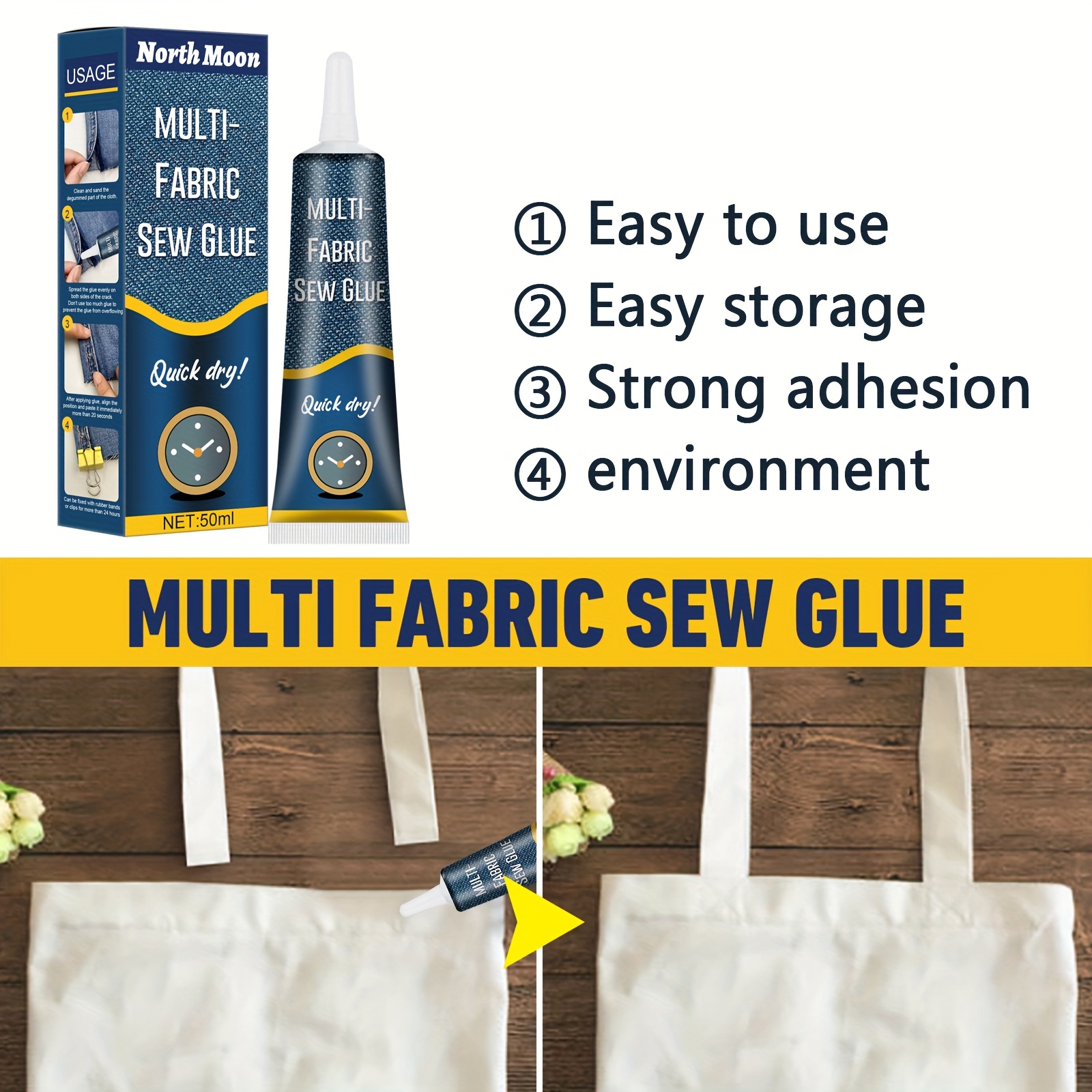Fabric Glue Instant Glue Liquid For Fabric And Sewing - Temu