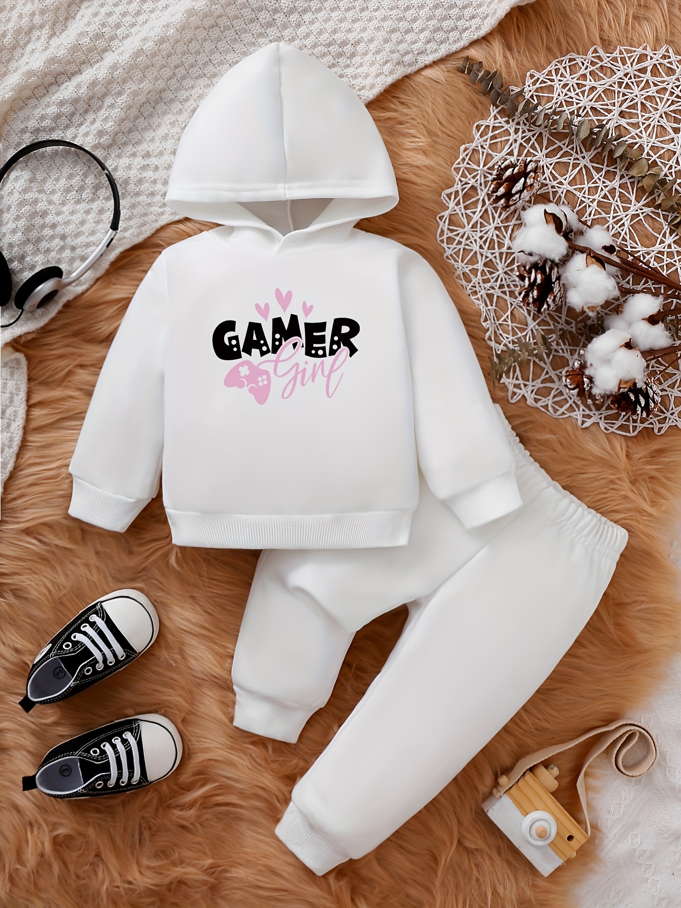 Infant Baby Girls  Game Girl  Cute Letter Print New Casual - Temu