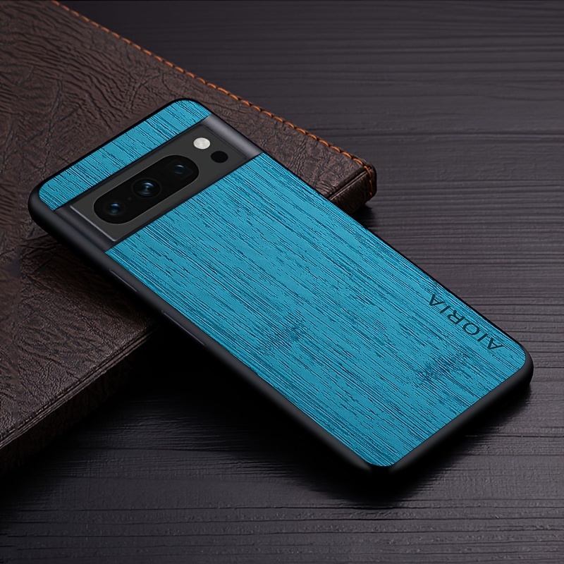 Bamboo Wood Pattern Faux Leather Case Google Pixel 8 Pro - Temu