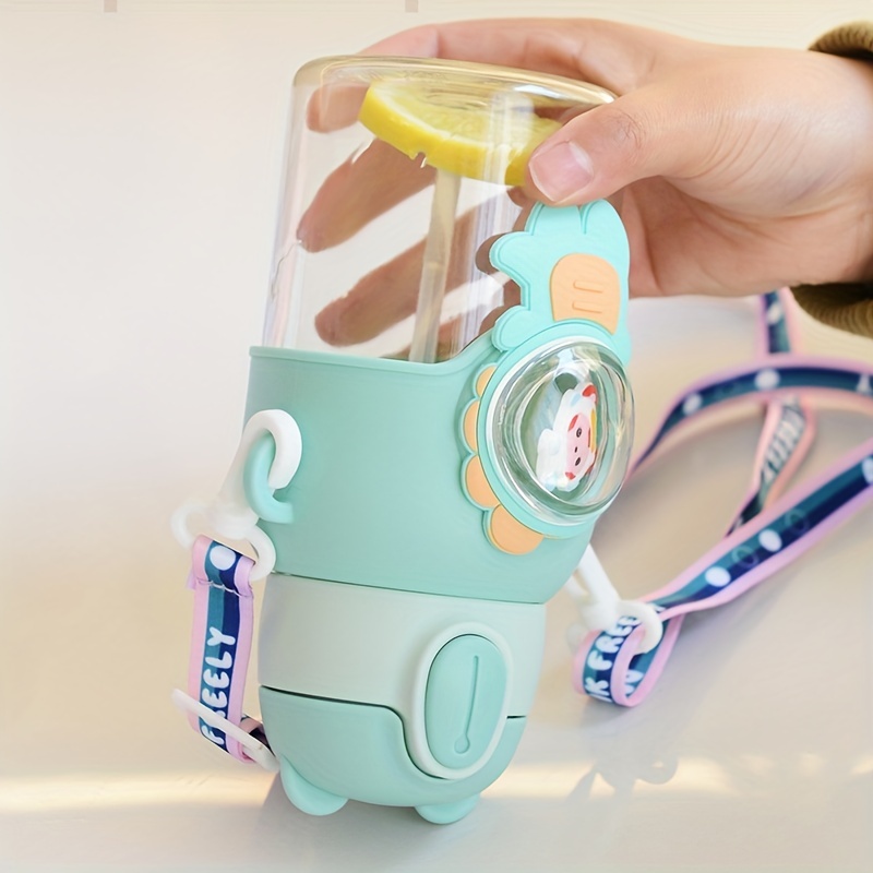 Fun Cartoon Straw Cup for Summer Outings