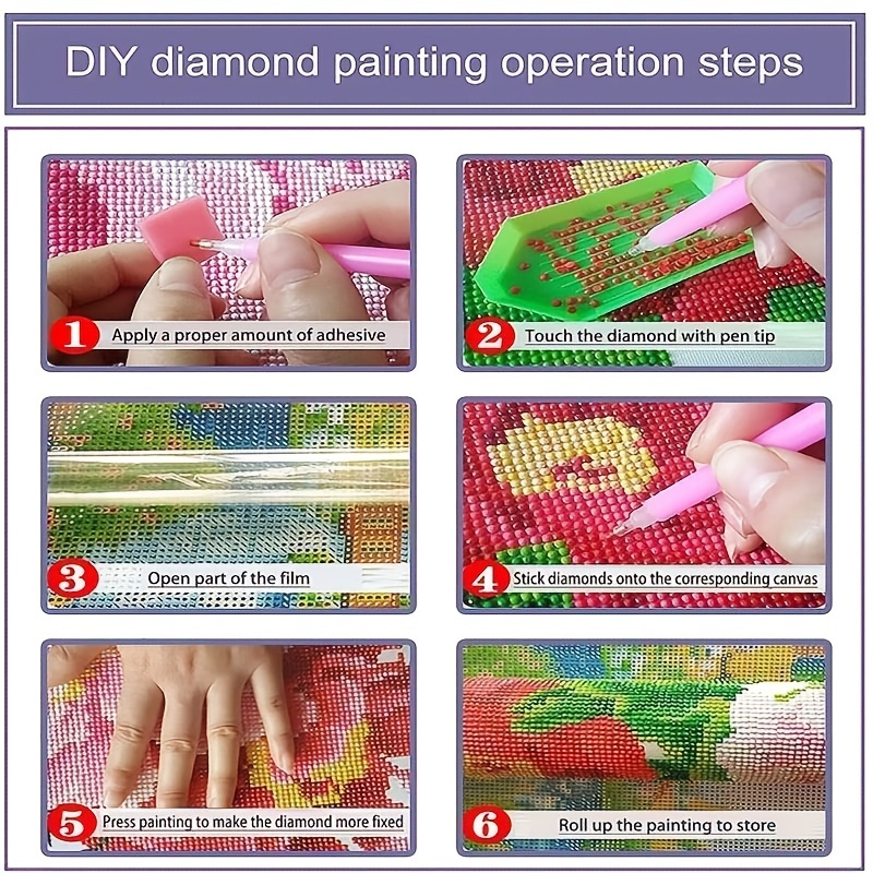 Diamond Painting Set DIY 5D Adults Kids New In Sealed Package