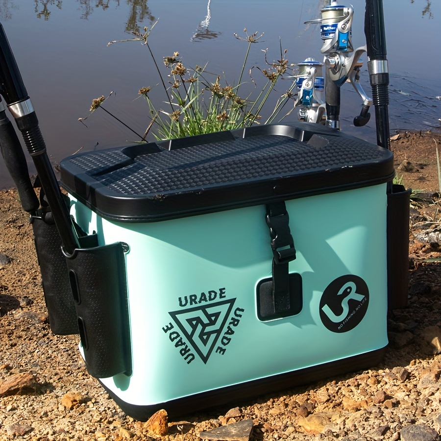 Eva Fishing Lure Black Storage Bag Waterproof Zipper - Temu
