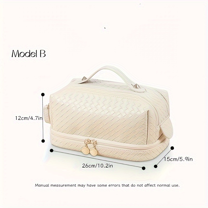 Minimalist Makeup Zipper Bag Versatile Cosmetic Bag Women's - Temu