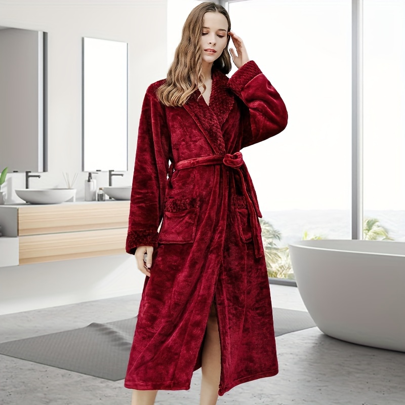 Men's Robe Sleep Robe Nightgowns Kimono Checkered Man Adult - Temu