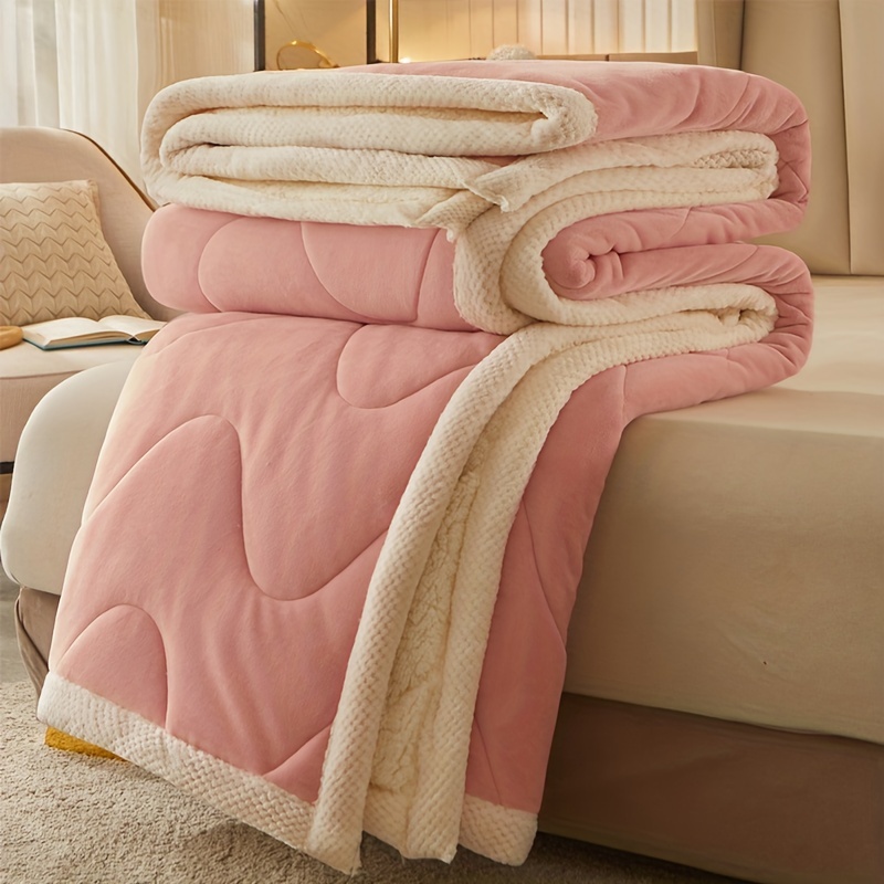 Thickened Blanket Milk Velvet Baby Fleece Double ply - Temu