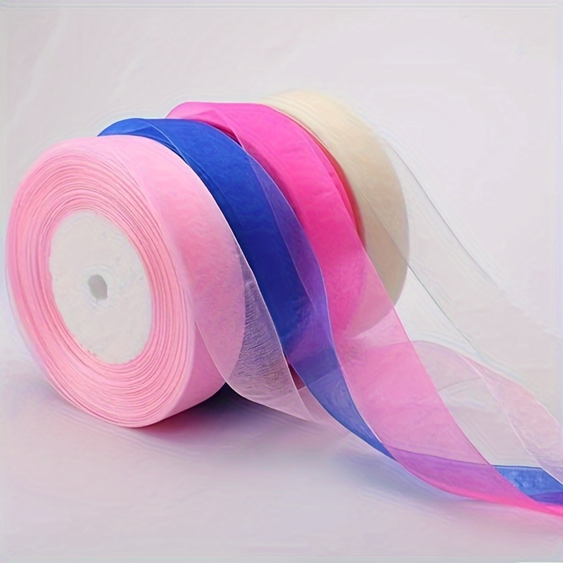 10 Yard Transparent Decorative Snow Yarn Ribbon Satin Ribbon - Temu