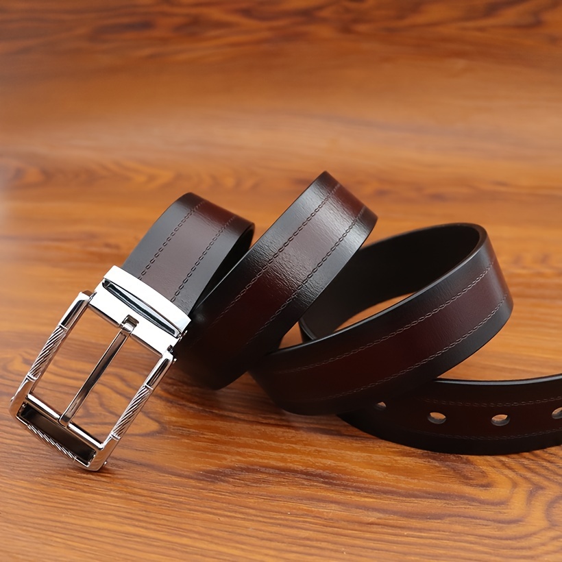 Temu Men's Fashion Casual Leather Belt