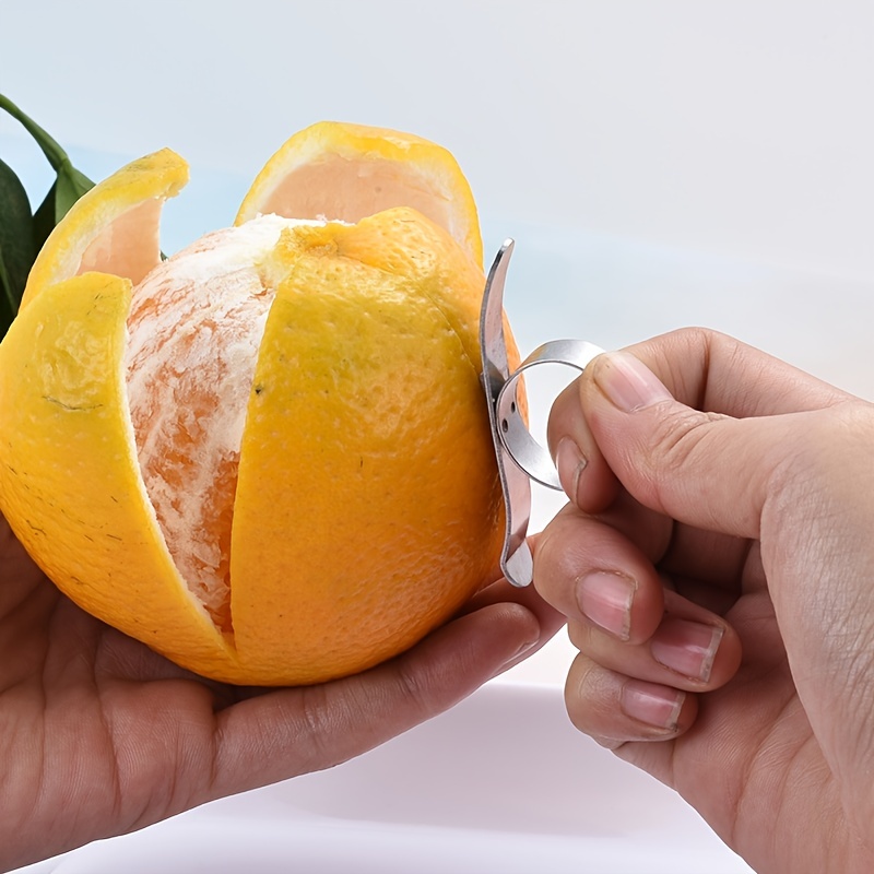 304 Stainless Steel Orange Citrus Peelers Creative Fruit Opener