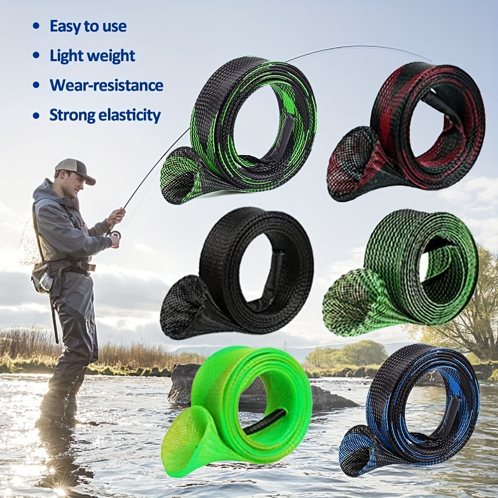  Fishing Rod Glove Fishing Rod Protector Fishing Rod Cover  Fishing Rod Sleeve Cover Fishing Rod Elastic Rod Bag Protector Elastic  Fishing Rod Cover : Sports & Outdoors