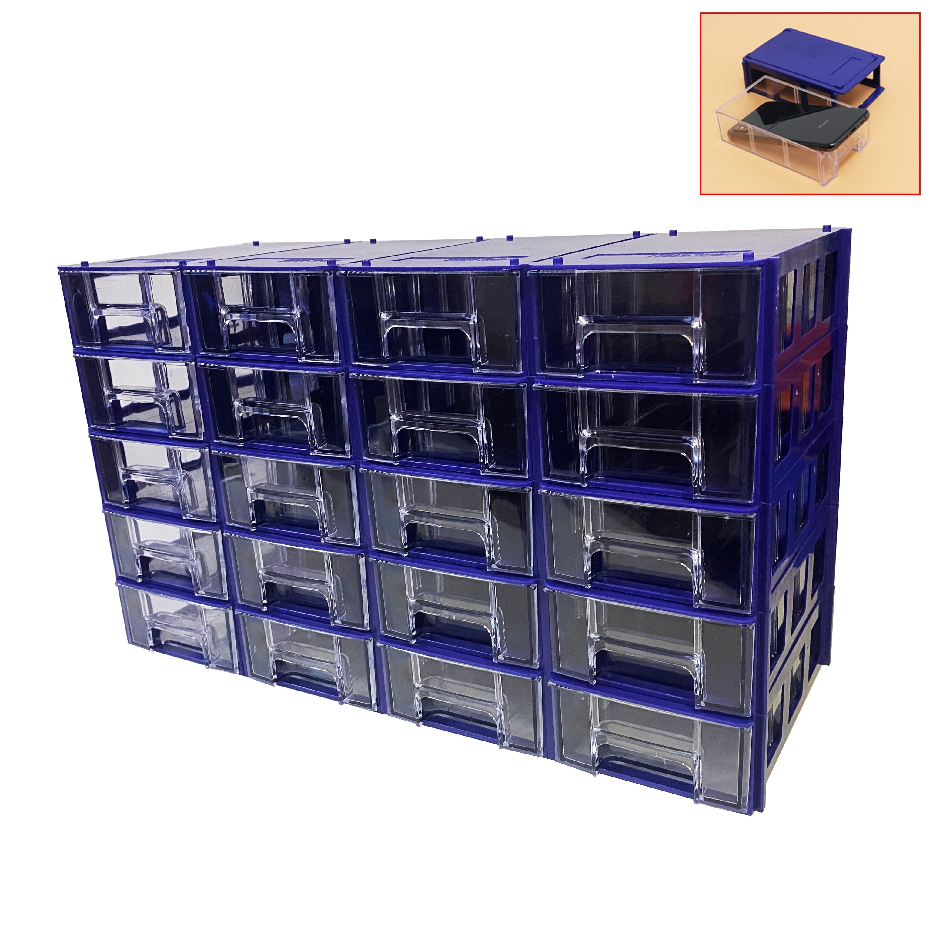 Heavy Duty Stackable Storage Boxes Bins Warehouse Box Small Parts