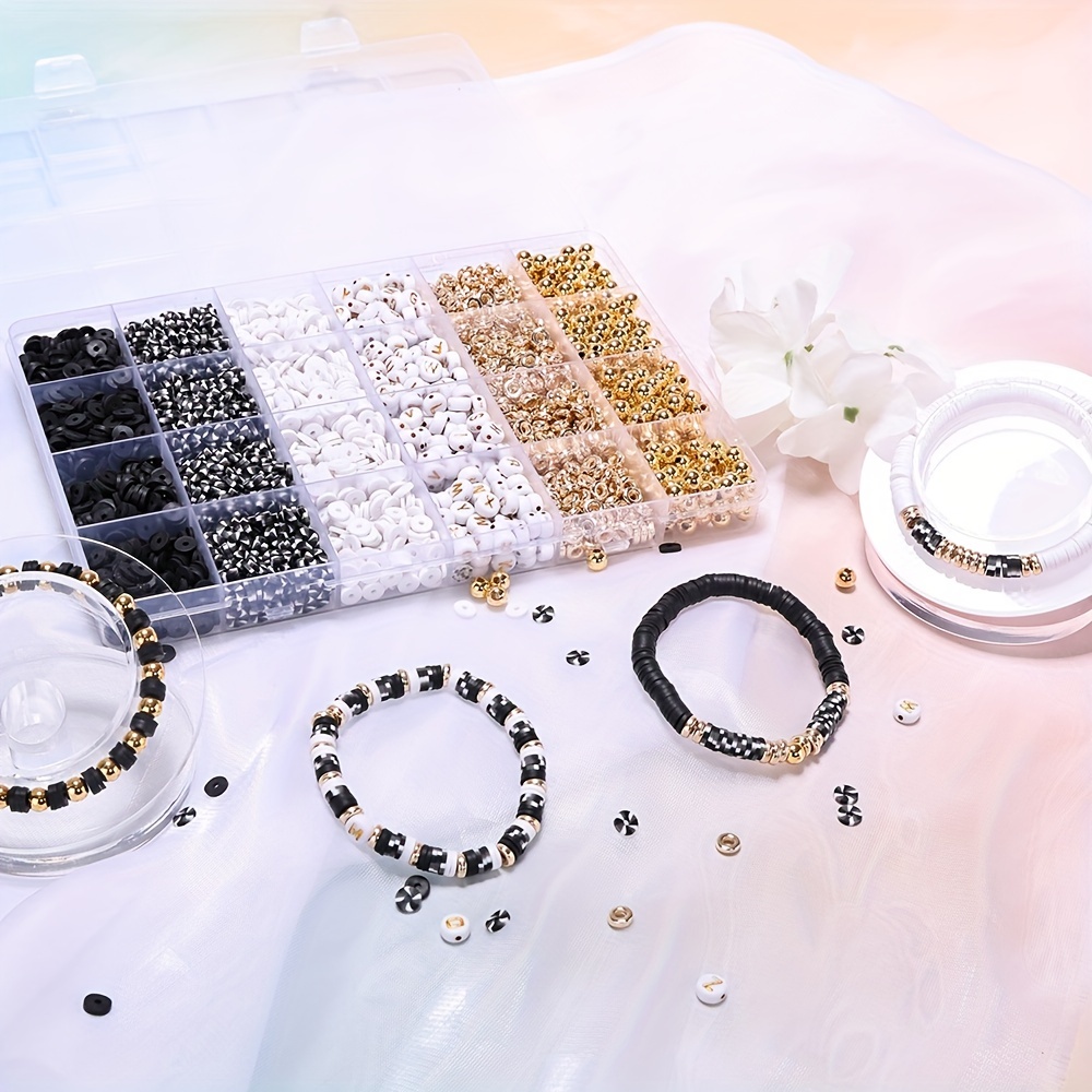 Bracelet Making Kit Polymer Clay Beads for Bracelet Making Jewelry