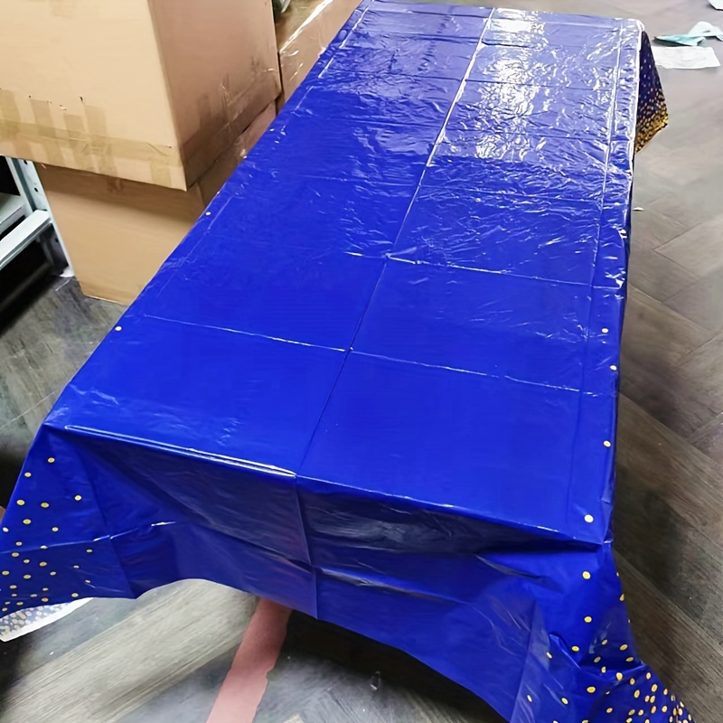 1 Tovaglia Rettangolare In Plastica Blu Navy Tovaglia Blu - Temu Italy