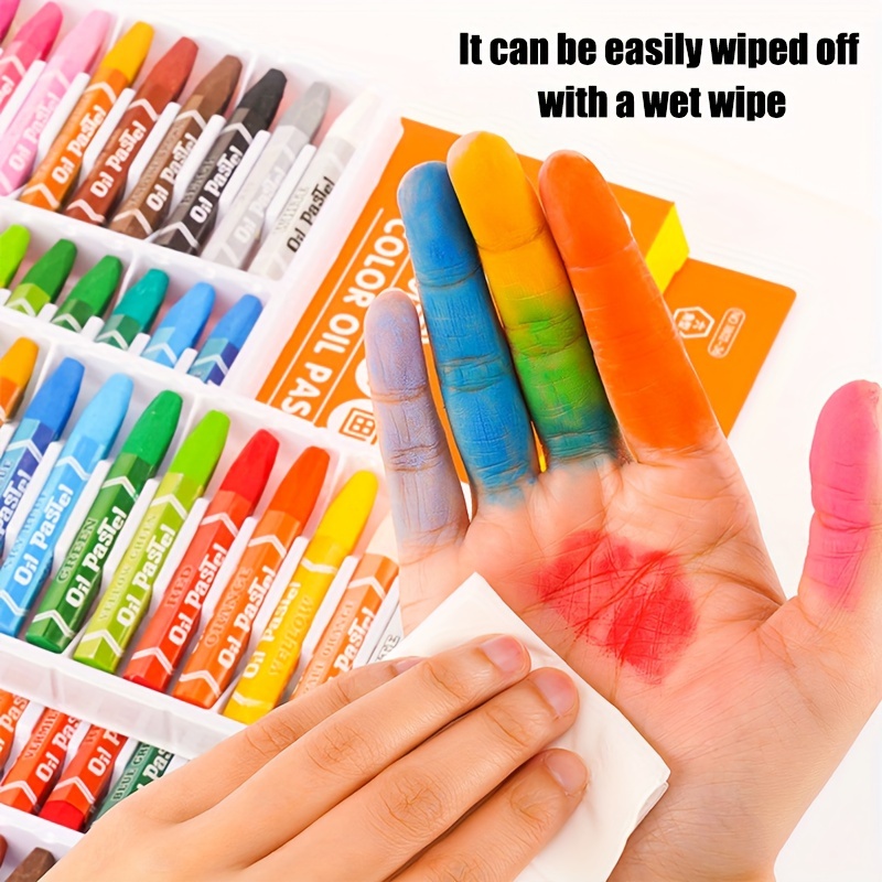 Crayola Hexagonal Non-Toxic Jumbo Oil Pastel Sticks, Assorted Colors, Set  of 28