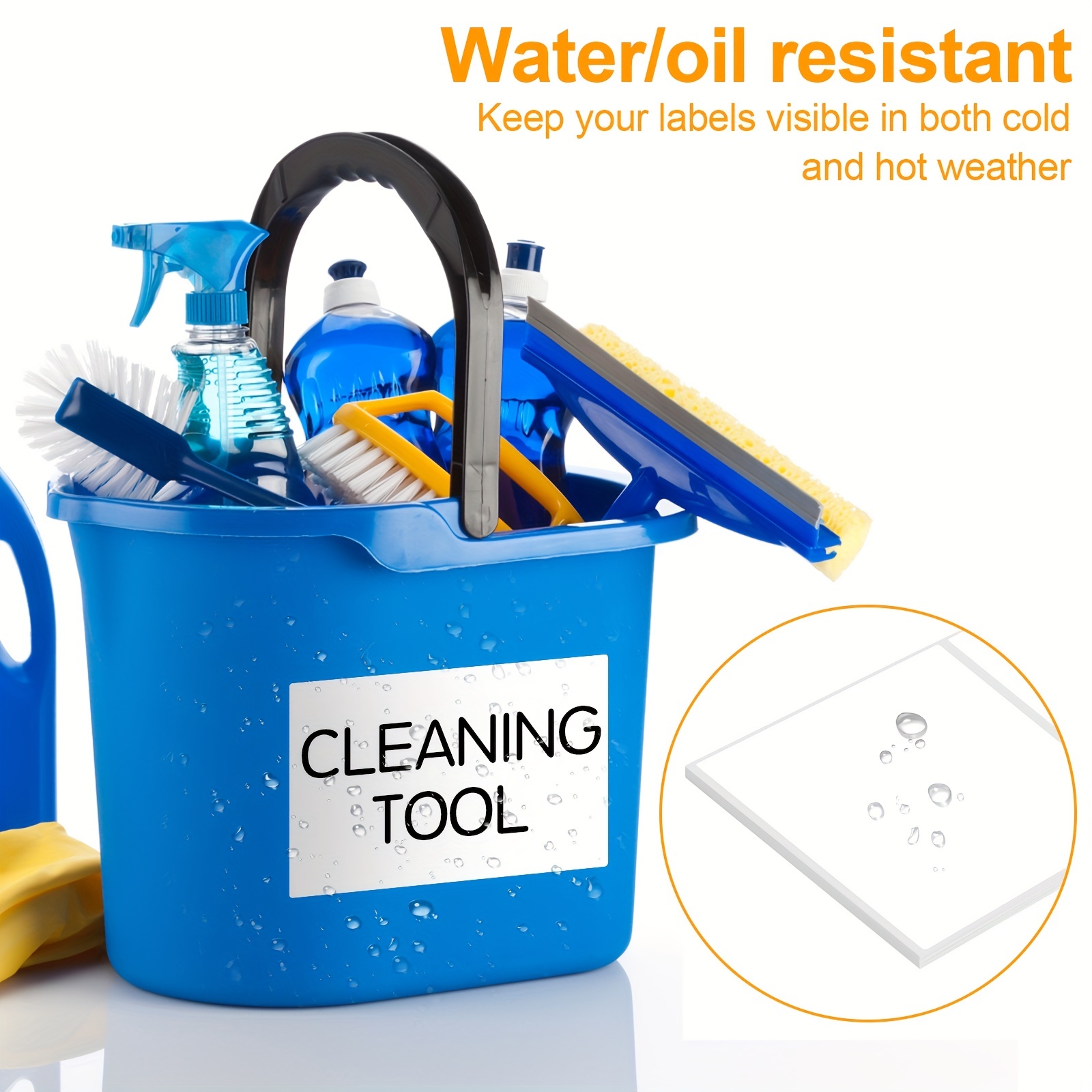 Removable Labels Water/oil/tear Resistant No Residue For - Temu