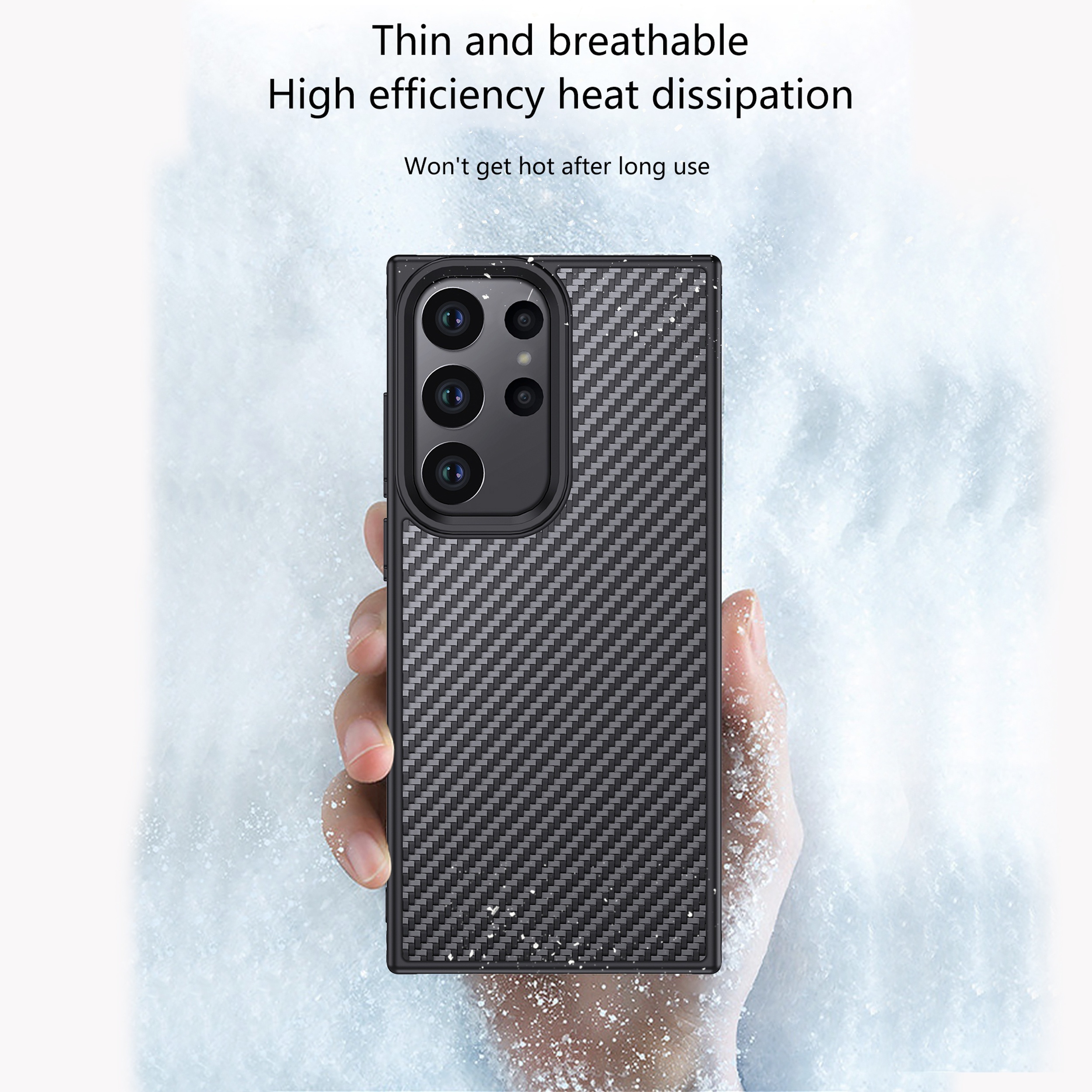 Carbon Fibre Series Phone Protective Case Xiaomi - Temu