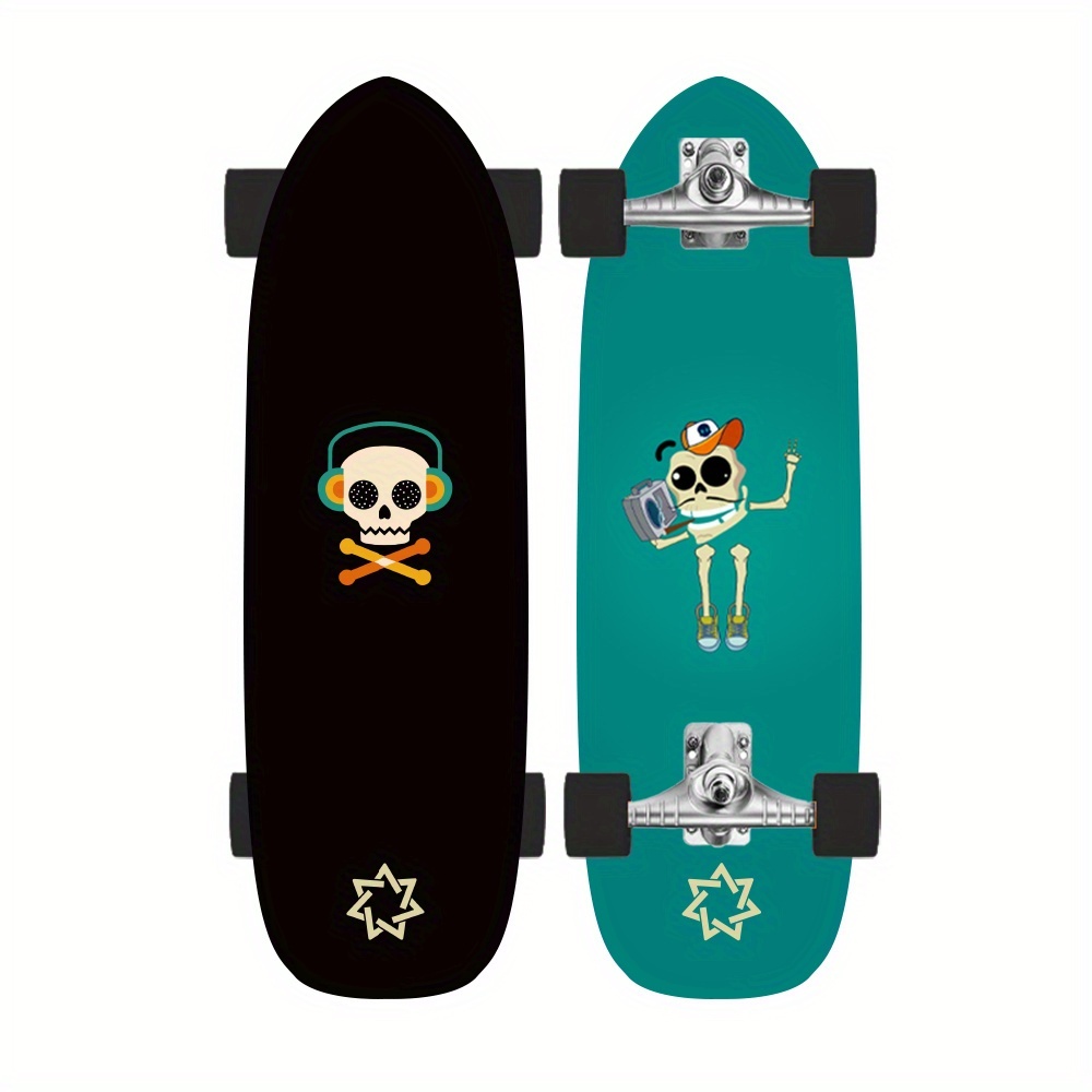 Durable Wooden Skateboard Waterproof Professional Stable - Temu