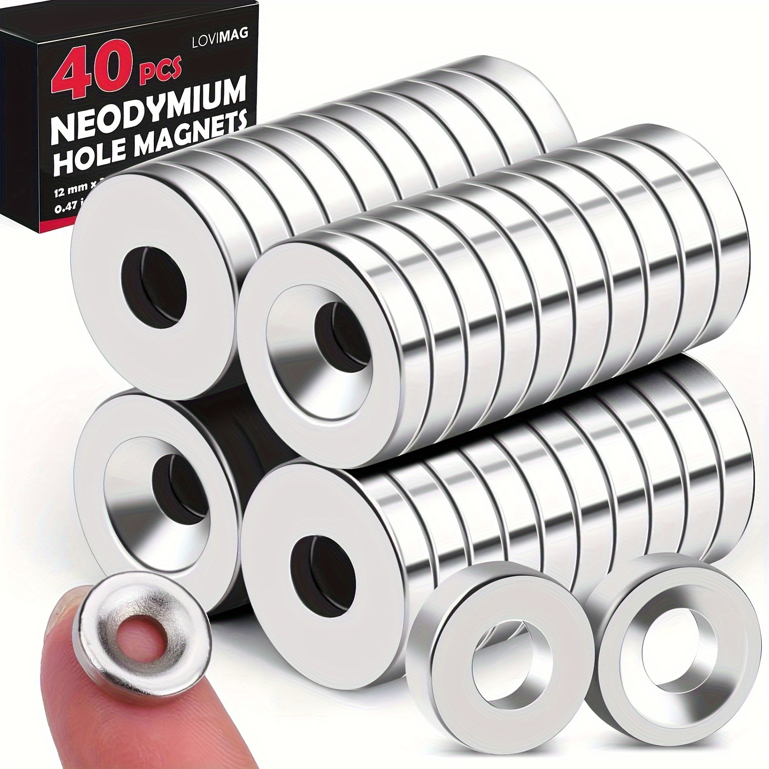 30pcs Super Strong Neodymium Magnets, 7X2mm Small Disk Magnets,  Multi-function Round Magnets, Ideal For Refrigerator, Whiteboard, Office,  Home Kitchen