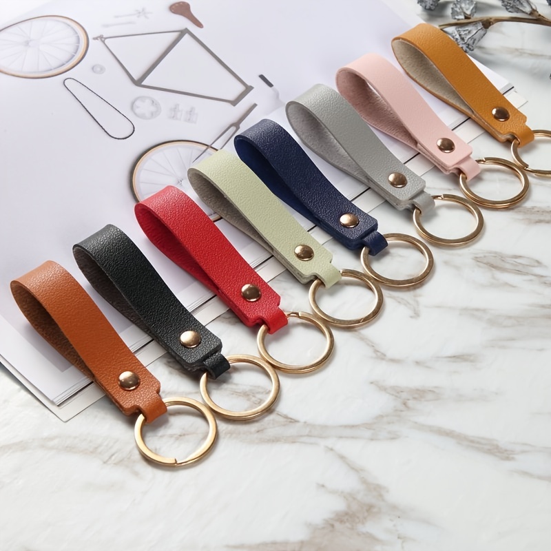 Pu Leather Car Keyrings Accessories