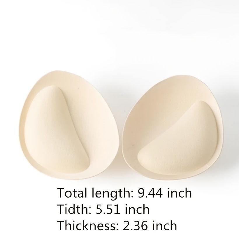 Latex Triangle Breast Pads Sports Underwear Sponge Pads Replace Beauty Back  Pads Lined with Round Shaped Push up Bra Cups - China Bra Cup and Push up  Bra Cups price