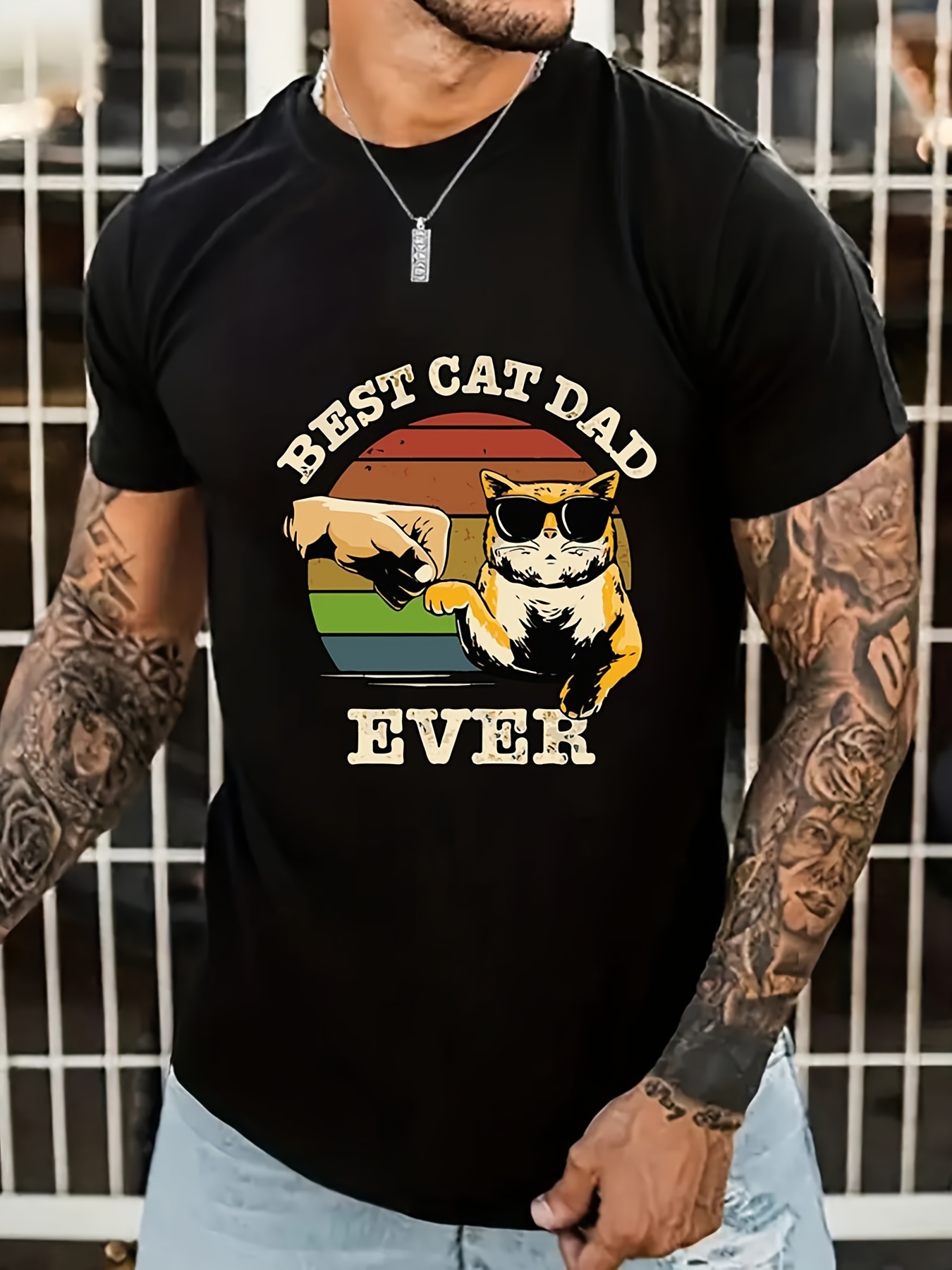  Black Cat Shirt for Women & Men, Cool Cat Gifts for Cat Lovers