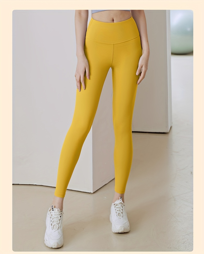 Athleta Yellow Ultra High Rise Elation Athletic Yoga Legging