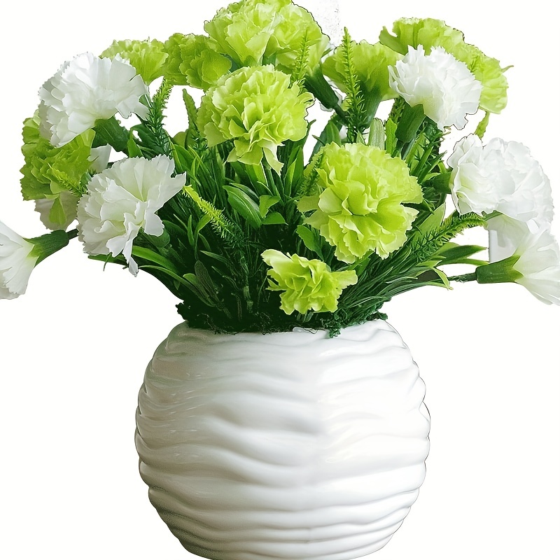 1x planta artificial en maceta pequeña - mesa decoración planta artificial  flor artificial