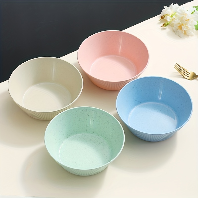 Unbreakable Cereal Bowl Set Novel Double layer Salad Bowl - Temu