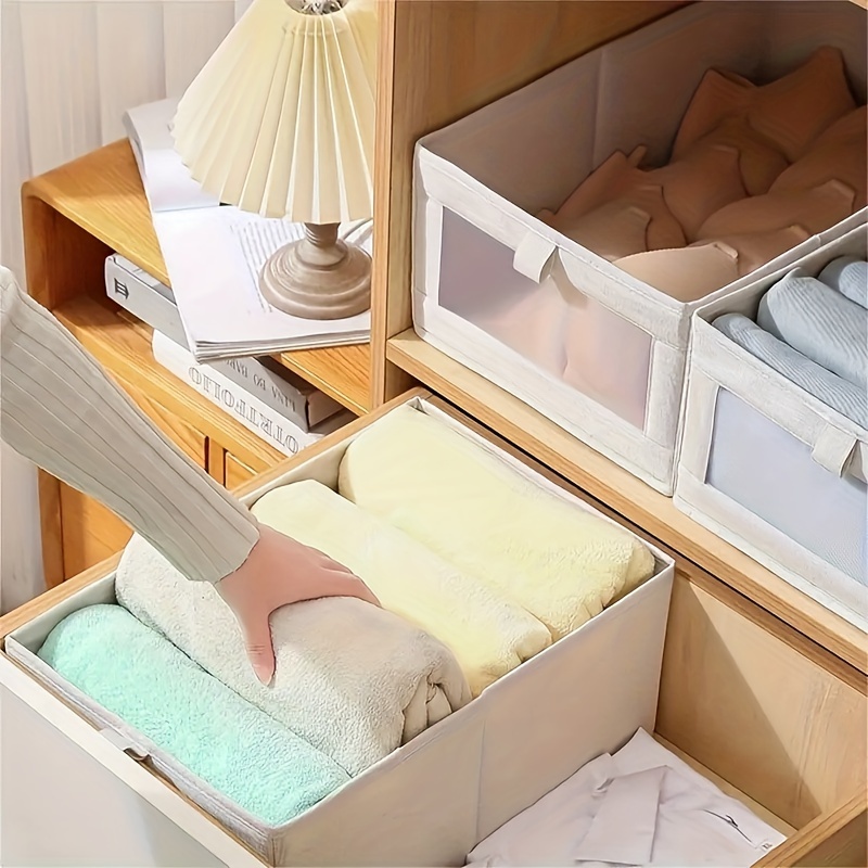 Generic Boîte De Rangement En Lin De Coton Avec Capuchon Anti-déformation,  Boîte De Rangement De Grande Capacité Anti-poussière Pour Vêtements  Chaussettes Jouets Collations Articles Divers Boîte D'organisation Pour La  Maison - Prix