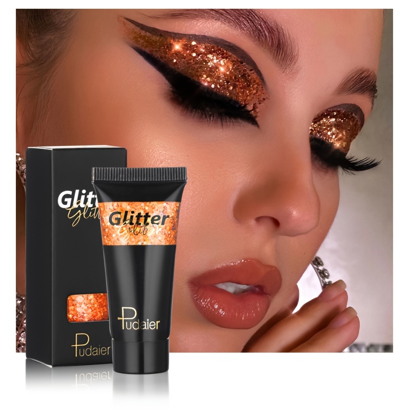 Glow in The Dark Face Body Glitter 18 Colors Luminous Glitter Set with Glue  Holographic Chunky Glitter for Eye Nail Art Long Lasting Sparkling Cosmetic  Makeup Glitter for Halloween Festival Cranivals