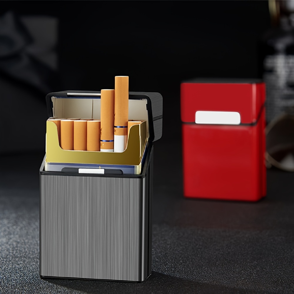 Portasigarette con accendino in alluminio scatola di sigarette elettroniche  sigaretta maschile