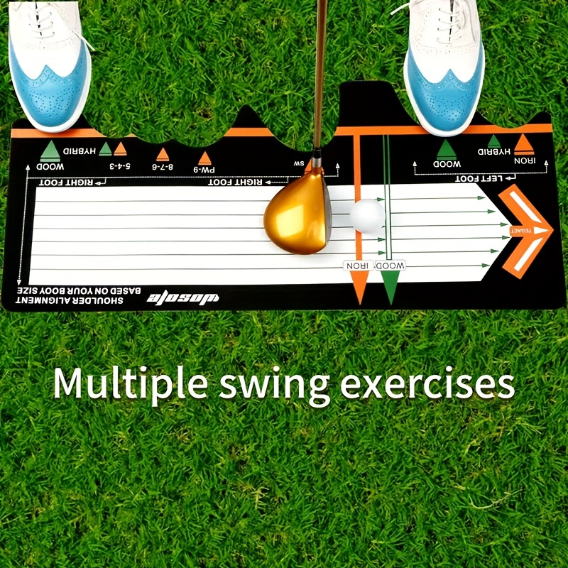 new golf swing station mat posture correction mat golf novice practice mat for beginners details 3