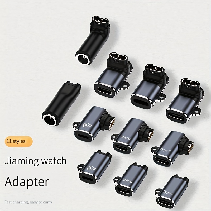 Cargador compatible con Garmin Swim 2 Watch Cable de carga USB de 3.3 pies  Cargador para Garmin Swim 2 Reloj inteligente de natación (negro)