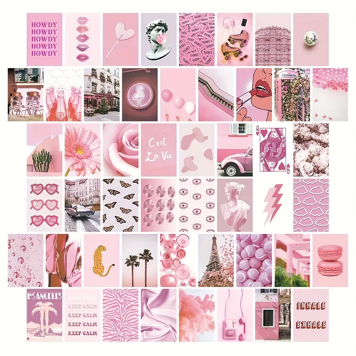 Aesthetic Room Décor for Teen Girls DIY Wall Collage Kit Arts and