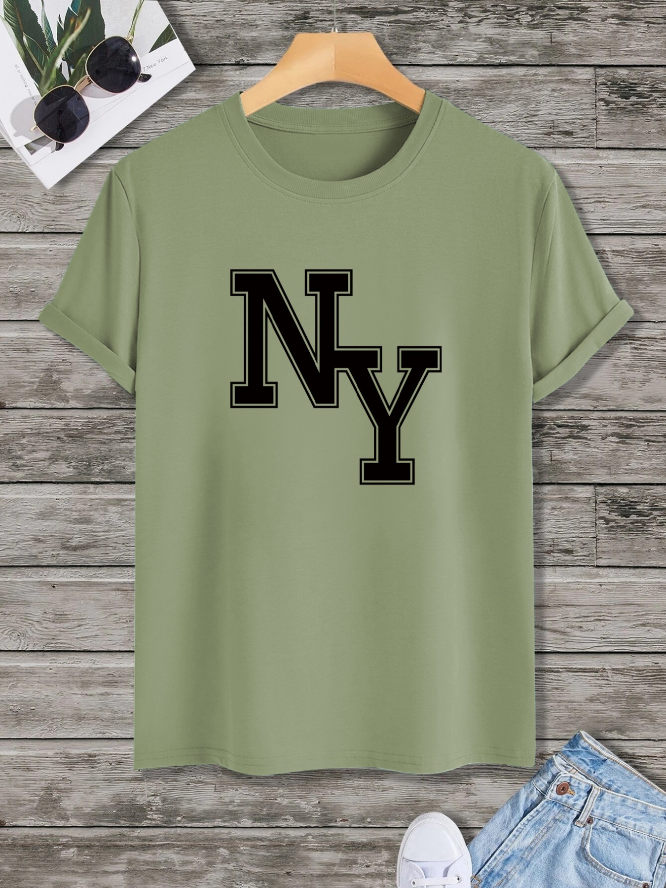 New York YankeesOversized Casual Men's T-Shirt