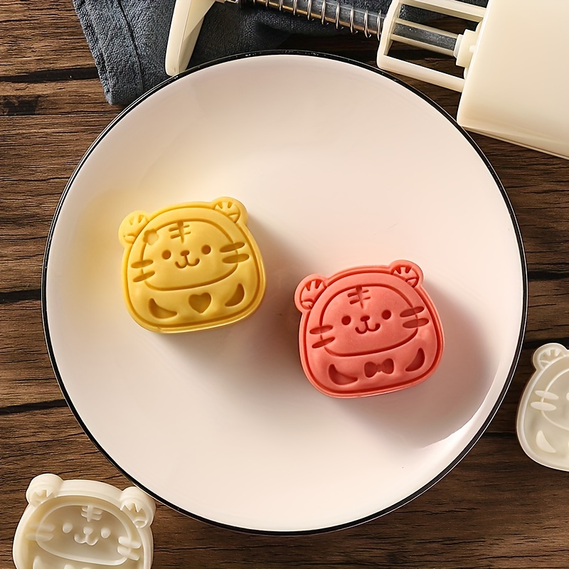 Mooncake Moulds Mooncake Stamps Kitchen Baking Gadgets Tiger