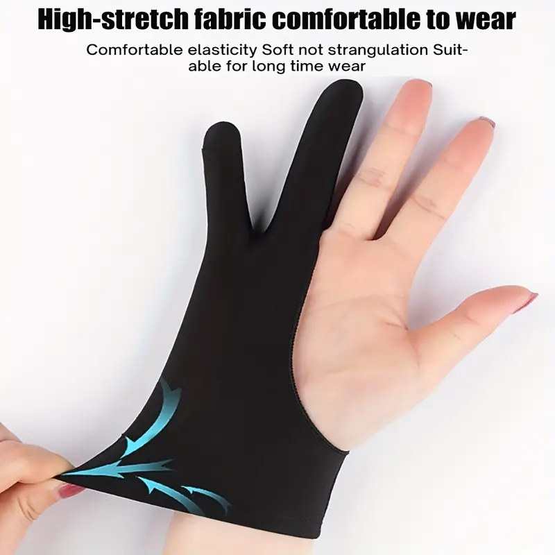 Anti fouling Two fingers Anti touch Painting Glove For - Temu