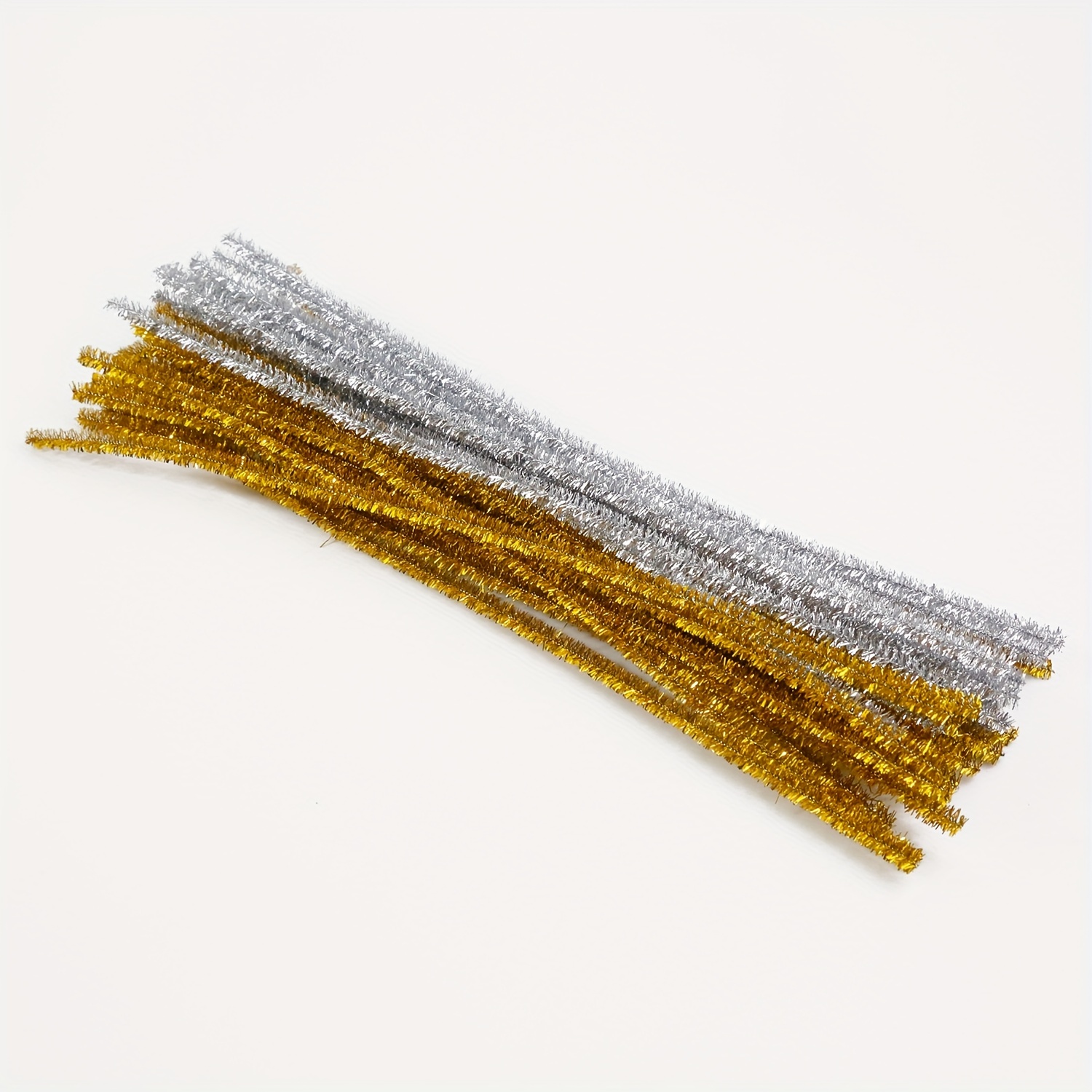Glitter Pipe Cleaners For Crafts 2 Assorted Color Pipe - Temu