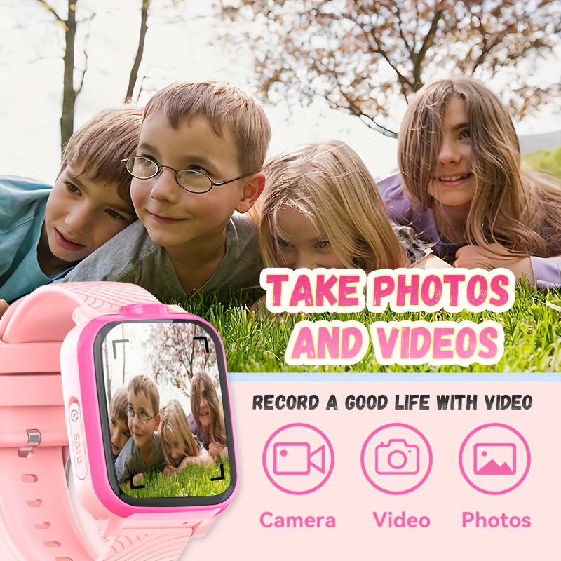 Appareil photo pour enfants, appareil photo numérique pour enfants 6-12 ans  garçons / filles, écran ips 2,4 pouces caméra pour tout-petits, cadeaux  d'anniversaire de Noël pour enfants, caméscope vidéo