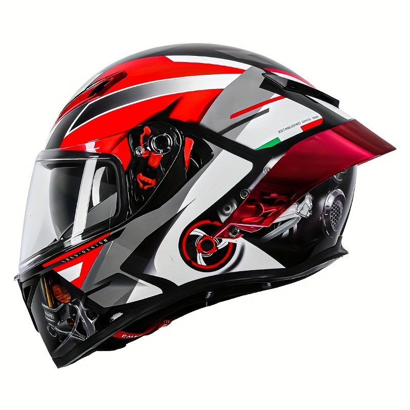 Casco modular de motocicleta de cara completa con auriculares Bluetooth  integrados+certificación DOT cascos de turismo abatibles para hombres y
