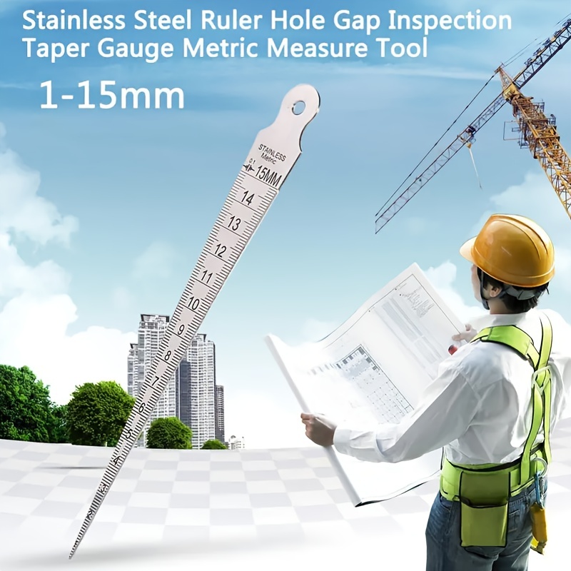 Jauge D'ouverture En Acier Inoxydable De Haute Précision, Règle De  Dégagement, Jauge D'écart Conique, Règle De Profondeur, Outil D'inspection  De Trou, Mesure Dimensionnelle, Livraison Gratuite Pour Les Nouveaux  Utilisateurs