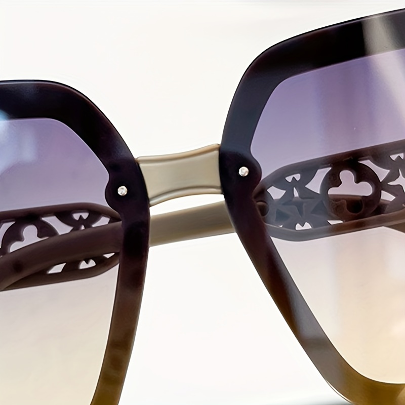Large Square Sunglasses Gradient Glasses UV400