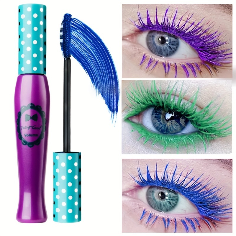 Colorful Waterproof Mascara Curling Extension Makeup 5 Colors