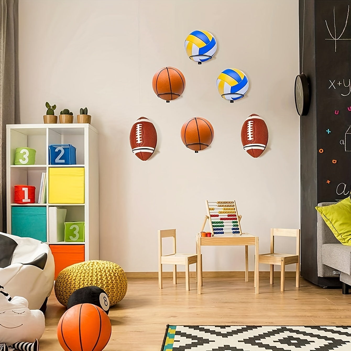 Soporte Pared Superior Pelota Soporte Fútbol Baloncesto - Temu Mexico