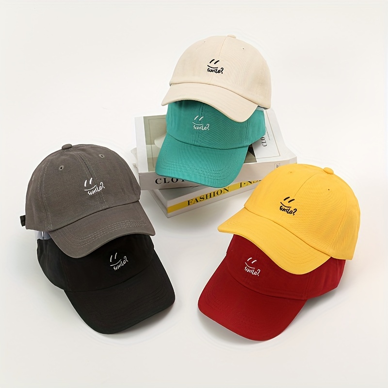 Bad Rabbit Embroidered Baseball Adjustable Solid Color Dad Hats Lightweight  Breathable Couple Sun Hats For Women & Men - Temu