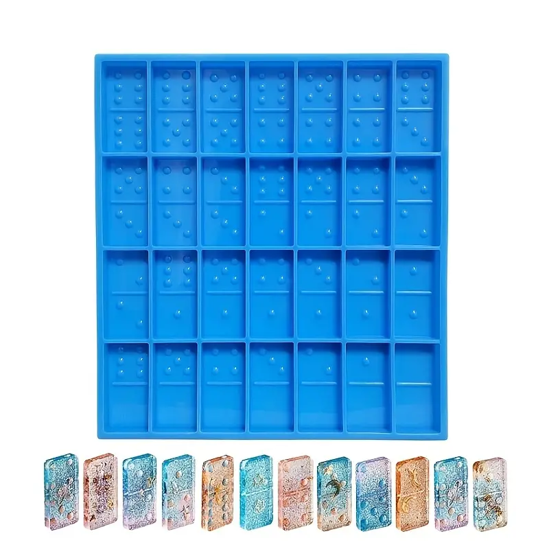 Domino Mold Silicone Resin Mold For DIY Epoxy Resin Dominoes