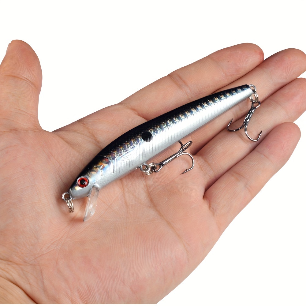 RM5 UV 5 Inch Resin Minnow Ultra Violet Abalone Fishing Lure - Long Casting  or Trolling - Mahi, Snapper, Pike, Snook, Tuna, Muskey, Cobia, Kingfish