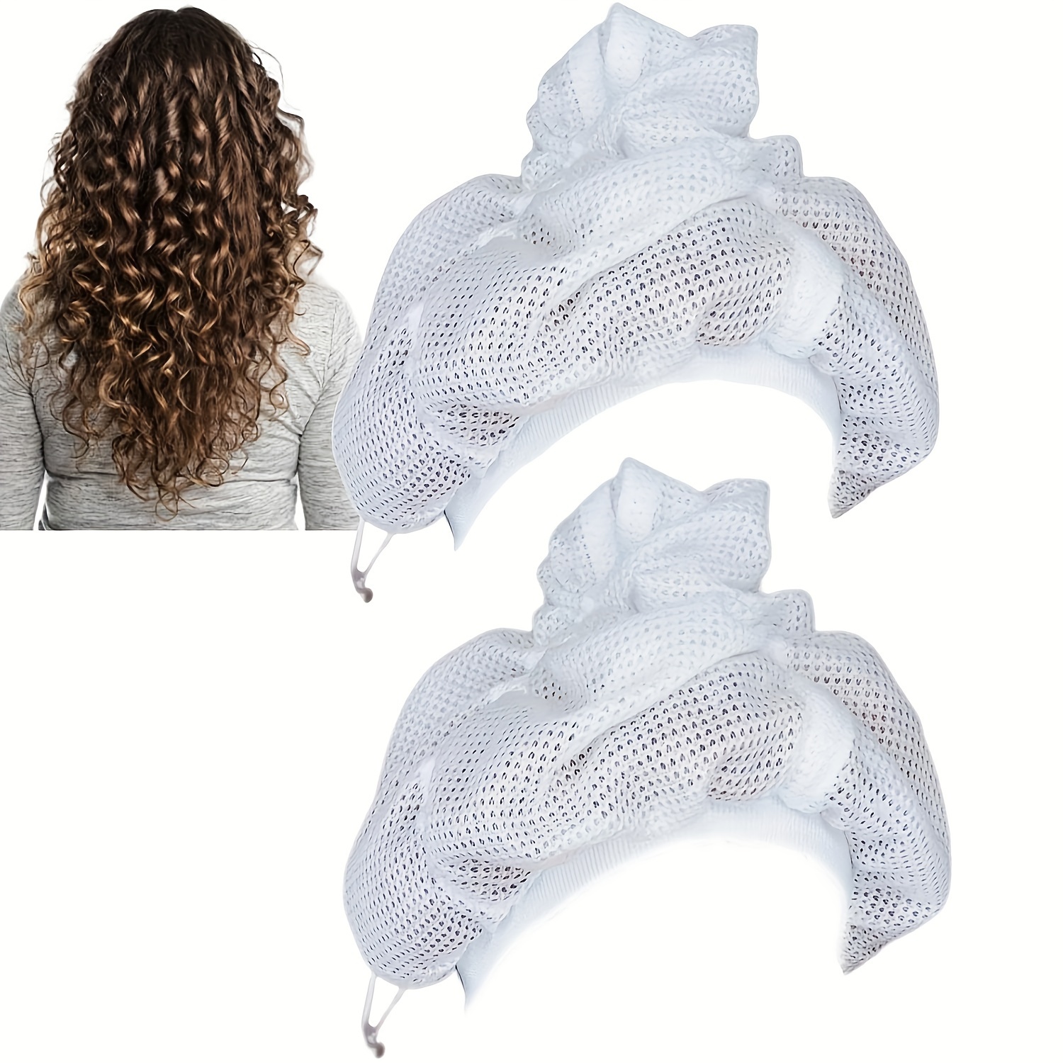  Net Plopping Cap For Drying Curly Hair, Soulta Net Plopping  Bonnet, Soulta Net Plopping Cap With Drawstring Adjustable Hair Bonnet Mesh  Hair Drying Bonnet, Net Plopping Satin Diffuser Cap (Black) 