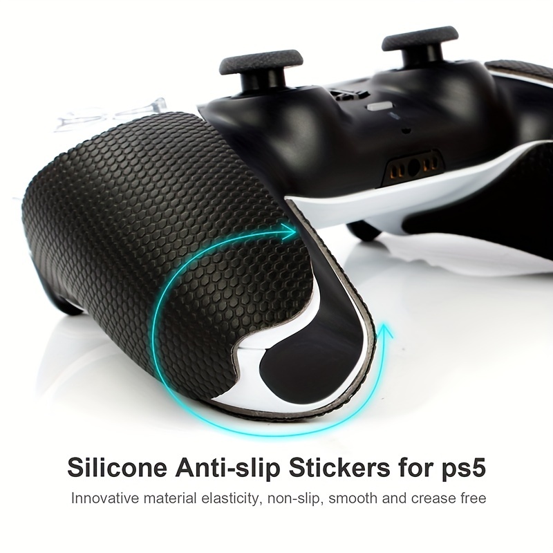 PlayVital Anti-Slip Silicone Controller Grip Tape for ps5 Controller, –  playvital