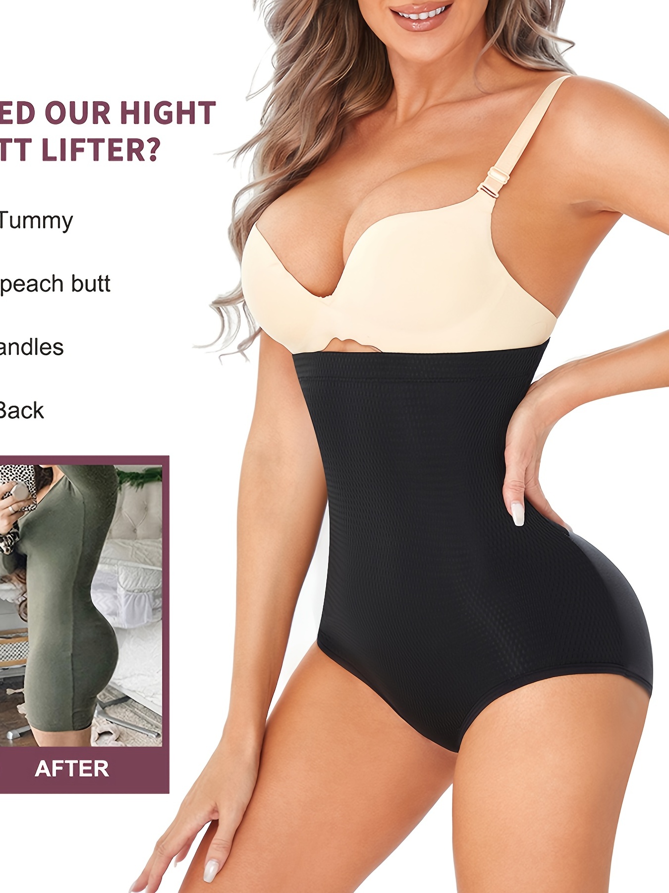 Womens Sexy Butt Lifter Body Shorts Shapewear Tummy Control
