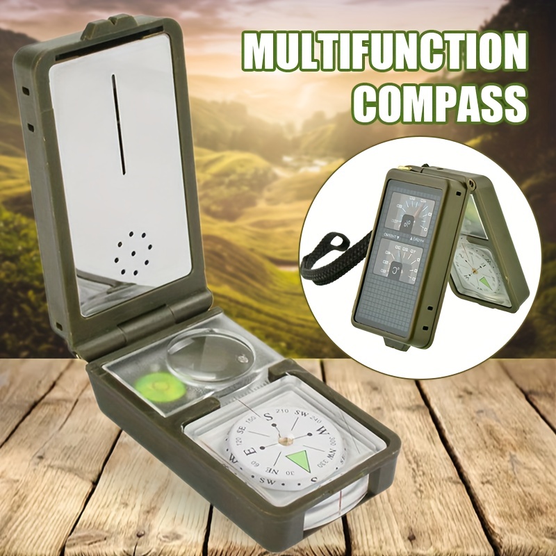 Stock 10 in1 Survival Kits Compass Flint Thermometer Hygrometer Camping  Hiking